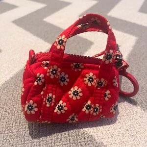 Vera Bradley Original Duffel Bag Charm Keychain